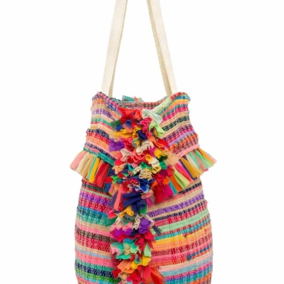 RAJ for Anthropology ***OVERSIZED XL GUATEMALA WEEKENDER TOTE BAG - Picture 5 of 5